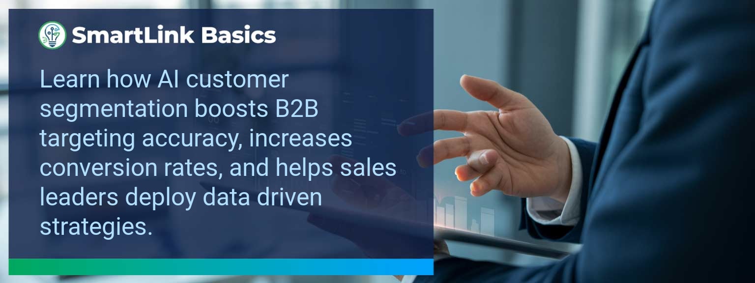 Dashboard showing AI Customer Segmentation clusters and sales targeting metrics